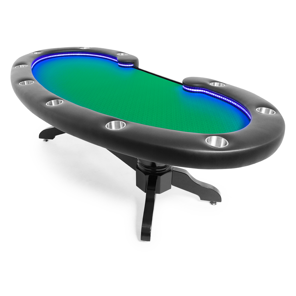 BBO The Lumen HD Poker Table Suited Speed Green