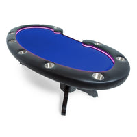Thumbnail for BBO The Lumen HD Poker Table Velveteen Blue
