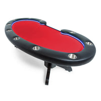 Thumbnail for BBO The Lumen HD Poker Table Velveteen Red