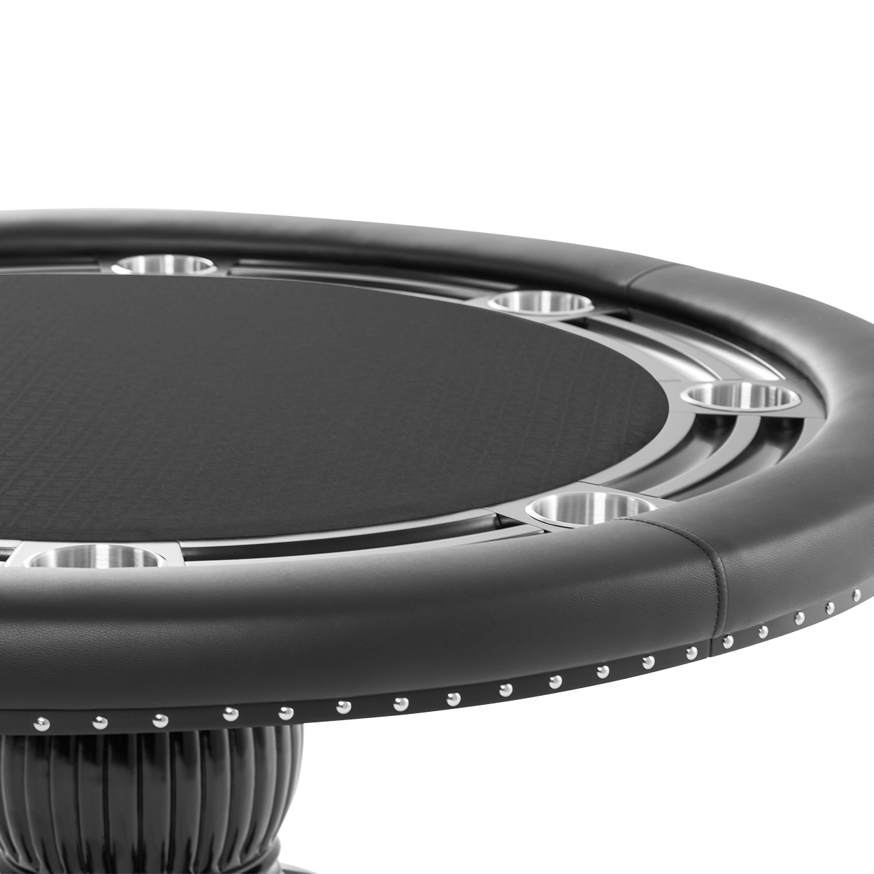 BBO The Nighthawk Poker Table Speed Suit Black Cup Holder