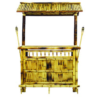 Thumbnail for ram game room bamboo tiki bar tbar60 front view