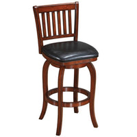 Thumbnail for RAM Game Room Backed Bar Stools Square Seat