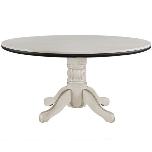 ram game room gtbl60 texas holdem game table with dining top Antique White dining setup