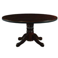 Thumbnail for ram game room gtbl60 texas holdem game table with dining top Cappuccino dining setup