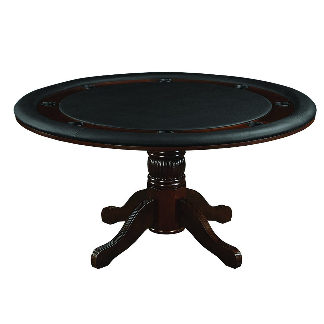 ram game room gtbl60 texas holdem game table with dining top Cappuccino