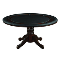 Thumbnail for ram game room gtbl60 texas holdem game table with dining top Cappuccino