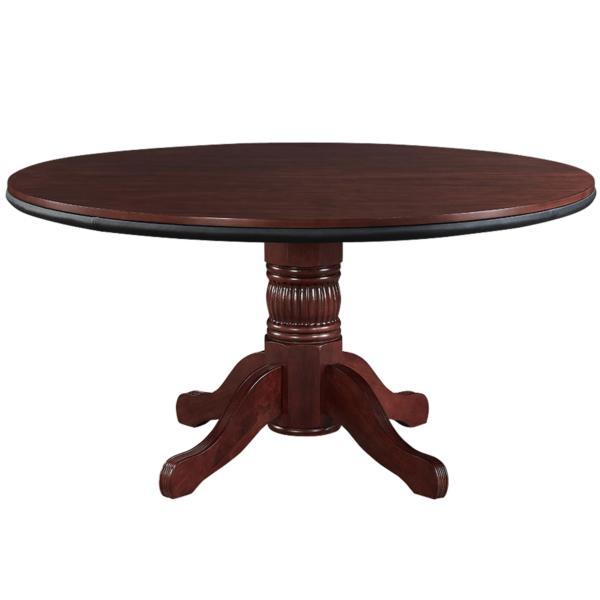 ram game room gtbl60 texas holdem game table with dining top English Tudor dining setup