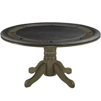 Thumbnail for ram game room gtbl60 texas holdem game table with dining top Slate