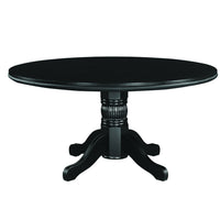 Thumbnail for ram game room gtbl60 texas holdem game table with dining top black dining setup