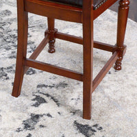 Thumbnail for sunset trading bellagio upholstered barstools with back cr-87148-24-2 foot