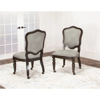 Thumbnail for sunset trading cr-87711-2 vegas gaming dining chair set of 2 indoor