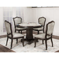 Thumbnail for sunset trading cr-87711-2 vegas gaming dining chair set with vegas table in poker game