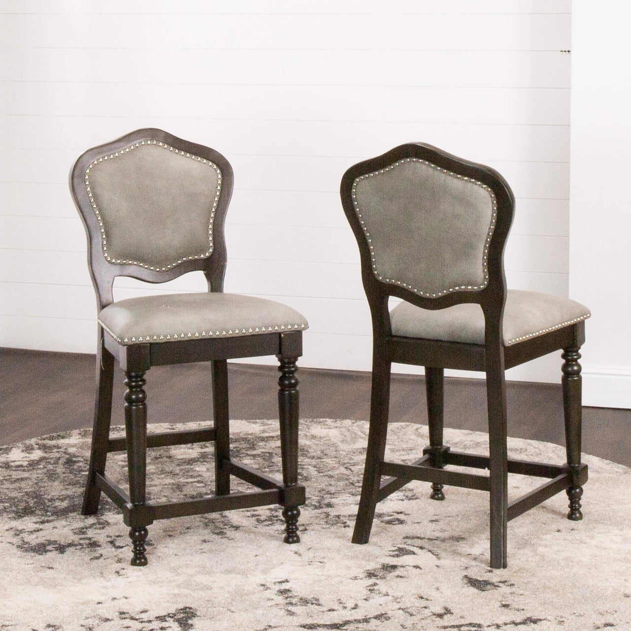 sunset trading vegas cr-87711-24-2 upholstered barstools with backs set of 2 indoor