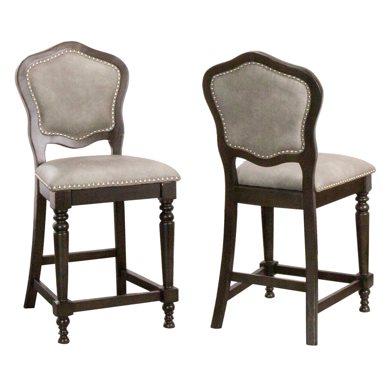 sunset trading vegas cr-87711-24-2 upholstered barstools with backs set of 2