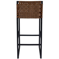 Thumbnail for 5445344 Butler Industrial Chic Bar Stool Brown Woven