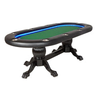 Thumbnail for BBO Elite Alpha LED Poker Table Speed Suit Green
