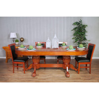 Thumbnail for BBO Rockwell Mahogany Dining Table
