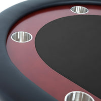 Thumbnail for BBO Rockwell Poker Table Black Racetrack Surface
