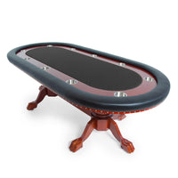 Thumbnail for BBO Rockwell Poker Table Mahogany Speed Suited Black