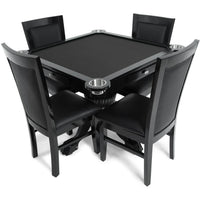 Thumbnail for BBO The Levity Game Table Black Velveteen With BBO Chairs