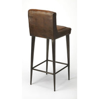 Thumbnail for Butler Specialty  4347344  Maxwell Leather Bar Stool