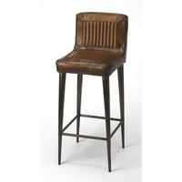 Thumbnail for Butler Specialty  4347344  Maxwell Leather Bar Stool
