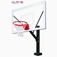 Thumbnail for First Team HydroSport Fixed Poolside Basketball Goal Series