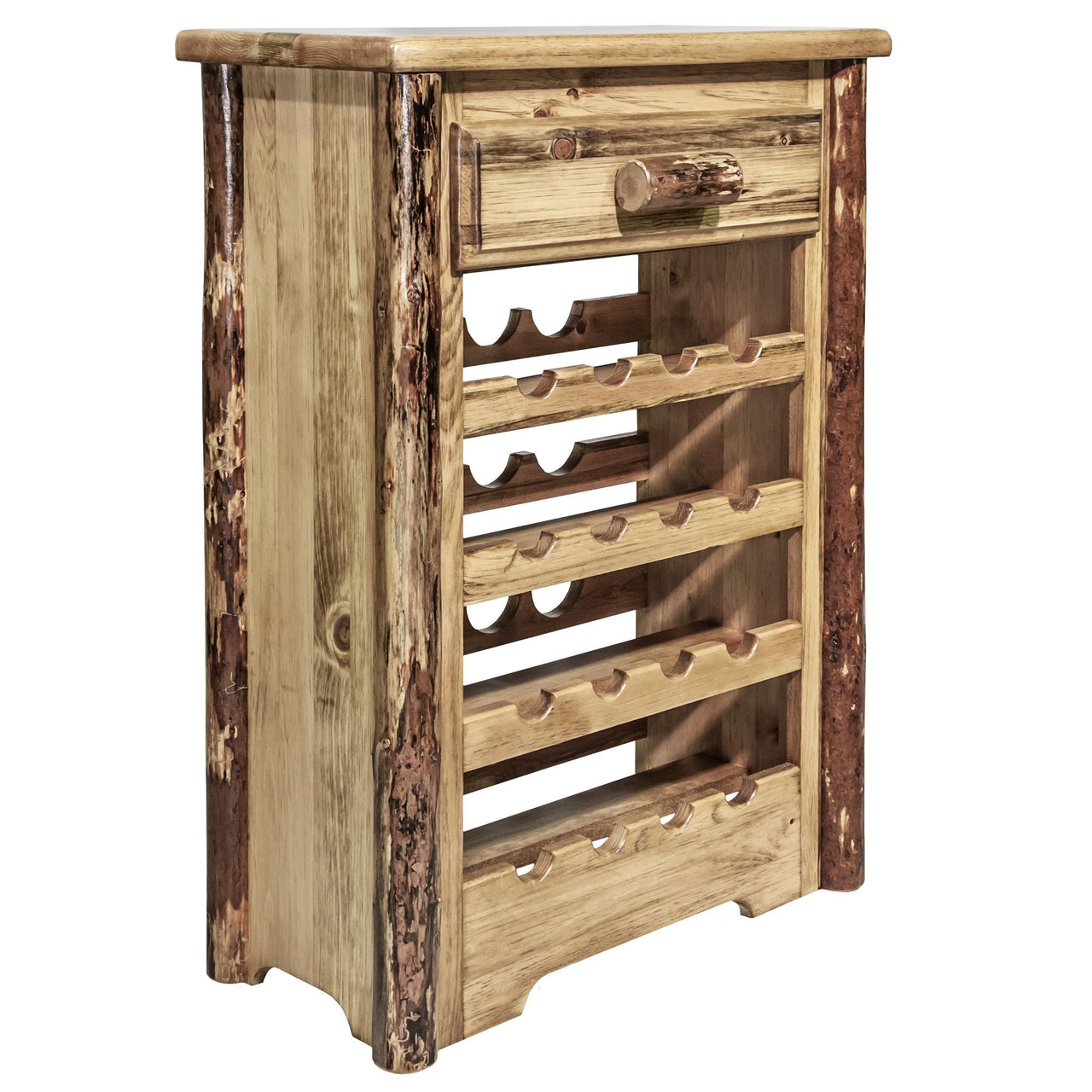 Glacier Country Collection MWGCWR Wine Cabinet Stained Lacquered Right