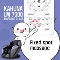 Thumbnail for Kahuna M7000 massage chair zero gravity system