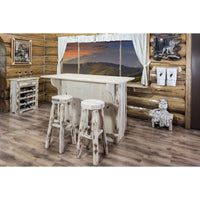 Thumbnail for Montana Collection Deluxe Bar with Foot Rail MWBWRD Ready Finish set