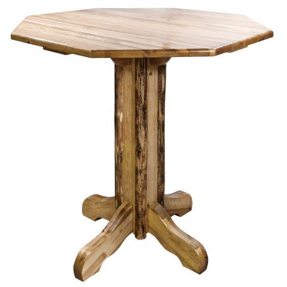 Montana Glacier Country Collection Pub Table Octagon Top