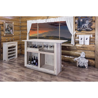 Thumbnail for Montana Homestead Collection Bar with Wine Cabinet