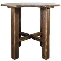 Thumbnail for Montana Homestead Collection Bistro Table - Stain & Clear Lacquer Finish