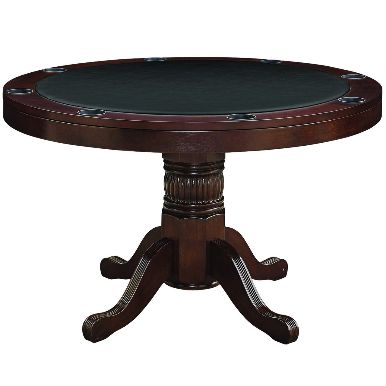 ram game room 48 texas holdem game table gtbl48-Cappuccino poker setup