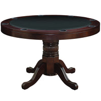 Thumbnail for ram game room 48 texas holdem game table gtbl48-Cappuccino poker setup