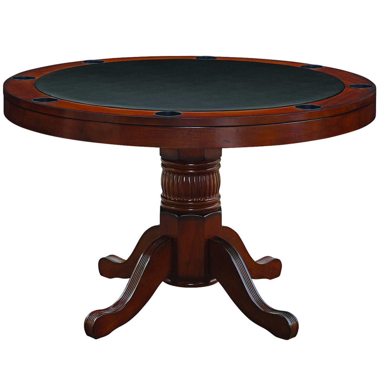 ram game room 48 texas holdem game table gtbl48-Chestnut poker setup