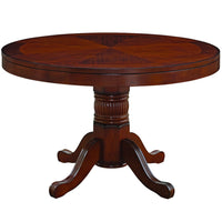 Thumbnail for ram game room 48 texas holdem game table gtbl48-Chestnut with dining top