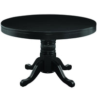 Thumbnail for ram game room 48 texas holdem game table gtbl48-black with dining top