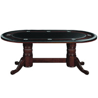 Thumbnail for ram game room gtbl84-wt texas holdem game table Cappuccino