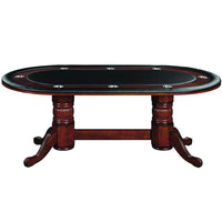 Thumbnail for ram game room gtbl84-wt texas holdem game table Chestnut