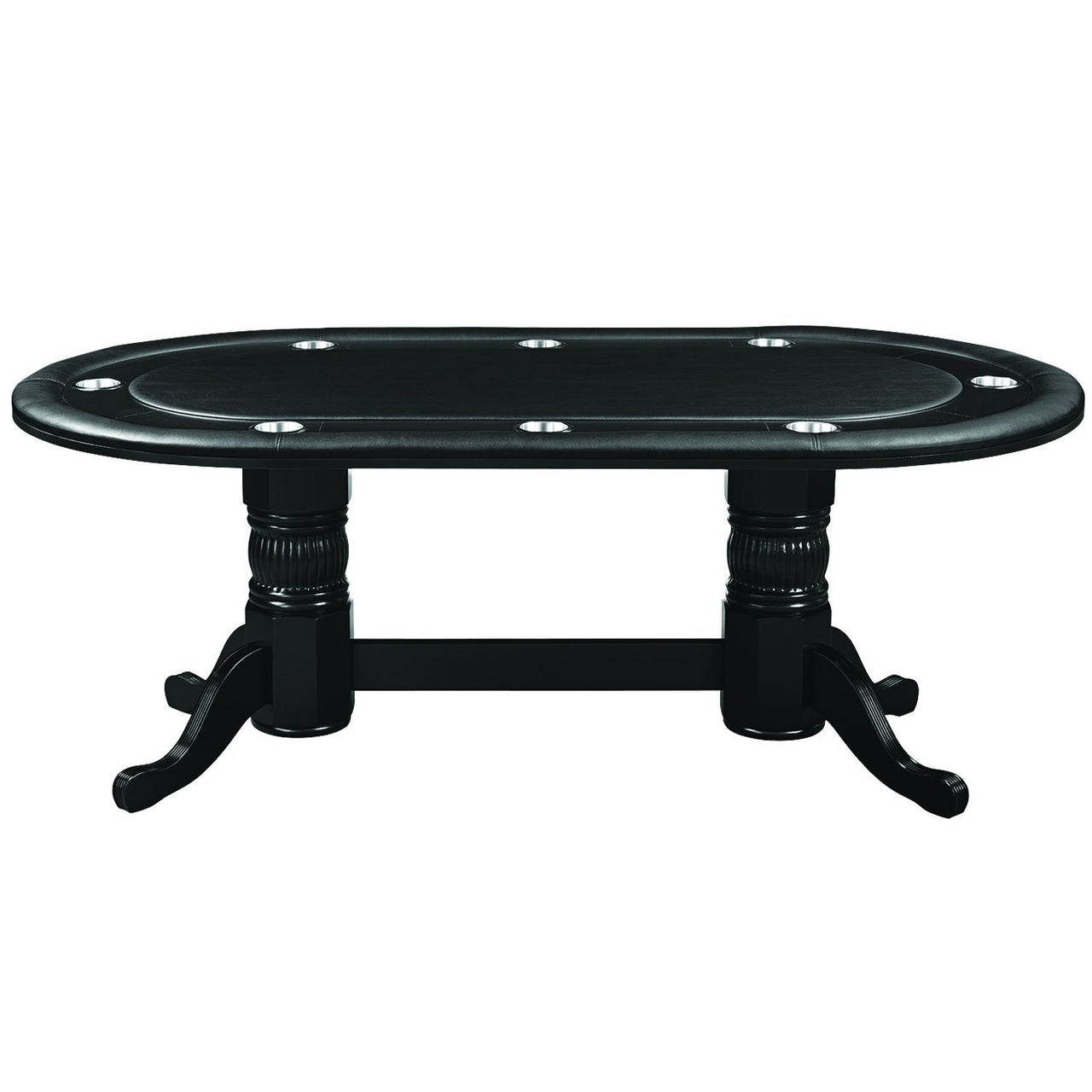 ram game room gtbl84-wt texas holdem game table black